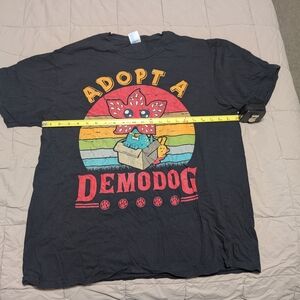 Black 'Adopt a Demodog' Graphic T-Shirt